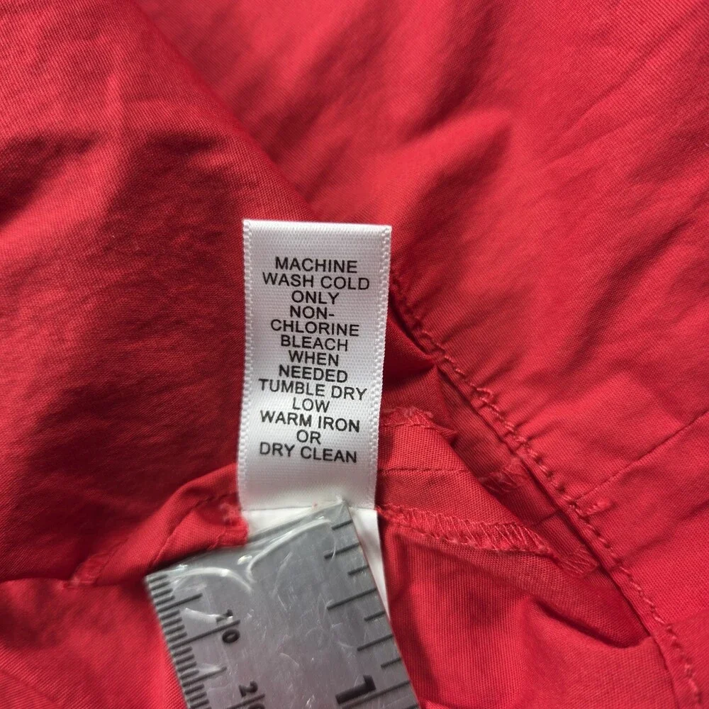 Banana Republic Mini Skirt w Pockets 0 Petite Red